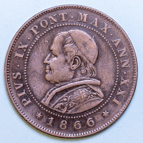Pio soldi 1866 - ix, xxii