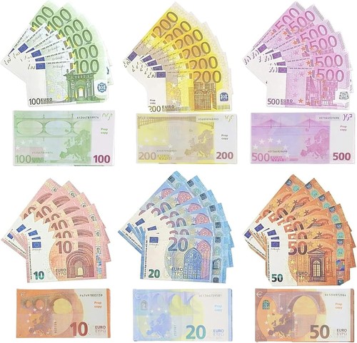 Set soldi finti euro - euro, reali