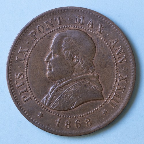 Pio soldi 1868 xxiii - a.,