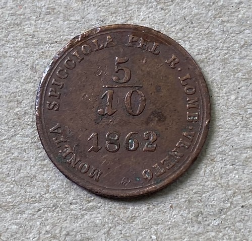 Collezionismo soldo 1862 - collezionismo,