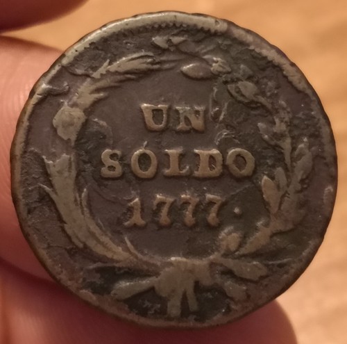 Moneta soldo 1777 maria - moneta,