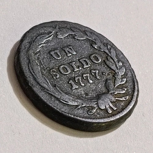 Moneta antica soldo 1774 - un,