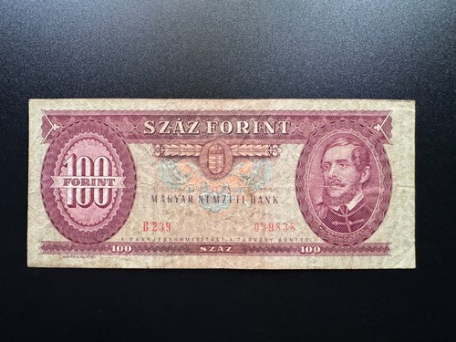 Banconota ungheria 100 fiorini - banconota,