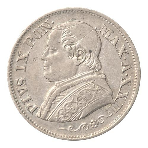 Soldi 1867 xxii - 10, pio