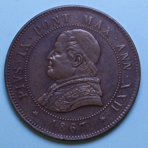 Pio soldi 1867 - 4, roma