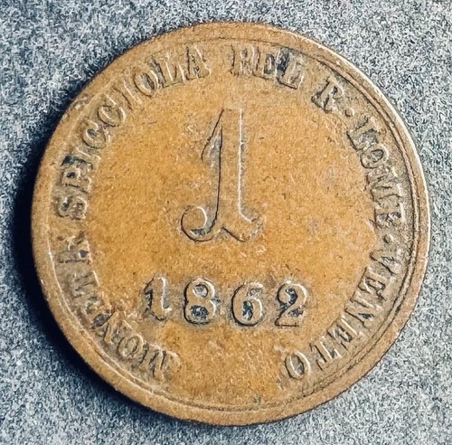 Soldo 1862 lombardia - 1,