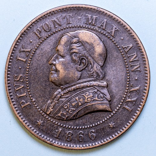 Pio soldi 1866 - ix,
